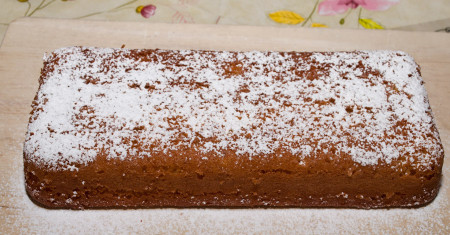 Plumcake con yogurt alla pesca